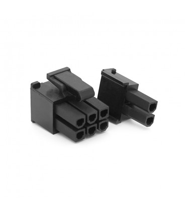 Разъем 6+2Р для питания видеокарты под обжимку, (в пакете 1000 шт), цена за штуку