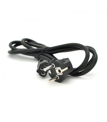 Кабель живлення Schuko PC-186 CEE7 / 17-C13, 1.8M, 0.75mm, OEM (євровилках) МЕДЬ!!!!!Q200