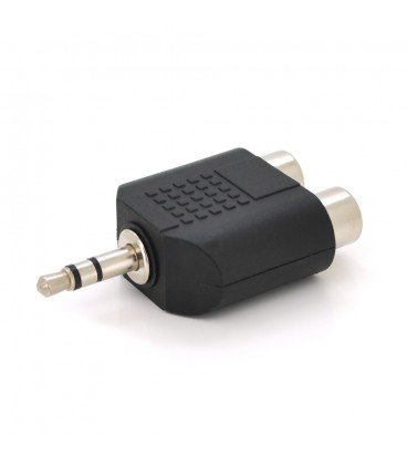 Спліттер Jack 3.5 (тато)/2*RCA (мама), Техпакет, Q100