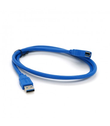 Подовжувач USB 3.0 AM/AF, 1.0m, Blue, Пакет