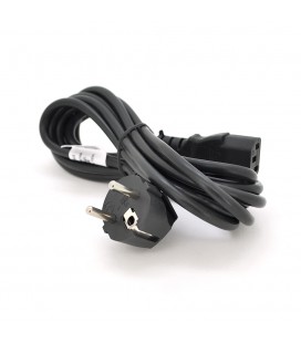 Кабель питания Ritar PC-186 CEE7/17-C13, 3.0m, 0.75mm, 3 pin (евровилка), Black, OEM, МЕДЬ!!!!