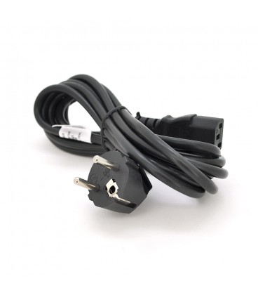 Кабель живлення Ritar PC-186 CEE7/17-C13, 3.0m, 0.75mm, 3 pin (евровилка), Black, OEM, МЕДЬ!!!!