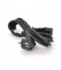 Кабель живлення Ritar PC-186 CEE7/17-C13, 3.0m, 0.75mm, 3 pin (евровилка), Black, OEM, МЕДЬ!!!!