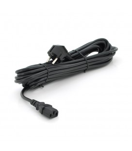 Кабель питания Ritar PC-186 CEE7/17-C13, 10.0m, 0.75mm, 3 pin (евровилка), Black, OEM, МЕДЬ!!!!