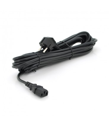 Кабель живлення Ritar PC-186 CEE7/17-C13, 10.0m, 0.75mm, 3 pin (евровилка), Black, OEM, МЕДЬ!!!!