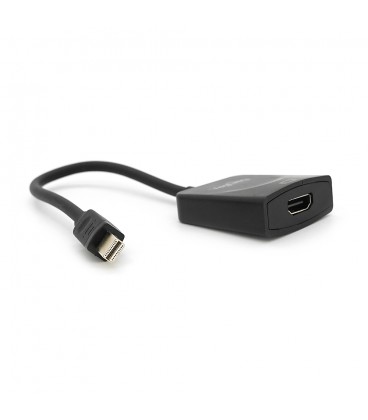 Конвертер VEGGIEG V-Z616 MiniDisplay Port (тато) на HDMI (мама), 25cm, Black, Box