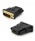 Перехідник HDMI(мама) / DVI-I 24 + 5 (тато) Black Q50