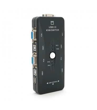 4-портовий KVM свіч, VGA, USB