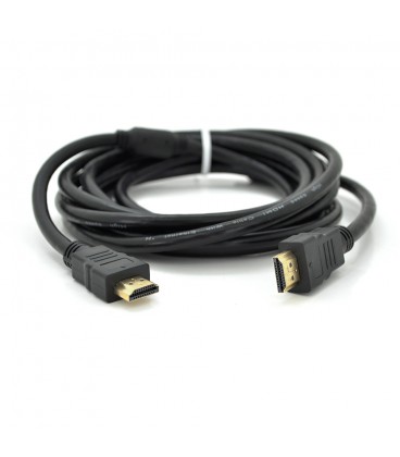 Кабель Ritar PL-HD94 HDMI-HDMI Ultra HD 1080P, 1.5m, v1,4, OD-7.3mm, з фільтром, круглий Black, коннектор Gold, Пакет, Q150