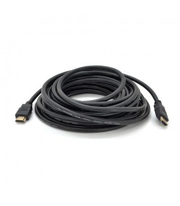 Кабель Ritar Premium PL-HD94 HDMI-HDMI Ultra HD 1080P, 5.0m, v1,4, OD-7.3mm, с фильтром, круглый Black, коннектор Gold, Box, Q70