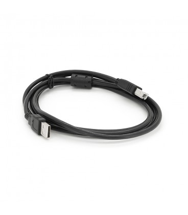 Кабель USB 2.0 AM/BM, 1.8m, 1 ферит, чорний, Пакет Q250