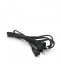 Кабель живлення 1.8m, 0.5mm, PC-184/2 CEE7 / 16-C7 2 pin (для побутової техніки), Black, OEM Q600