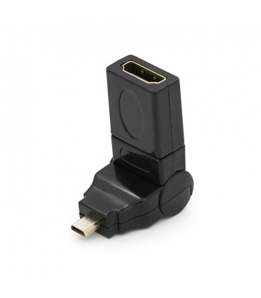 Перехідник microHDMI (тато) -HDMI (мама) 360 °