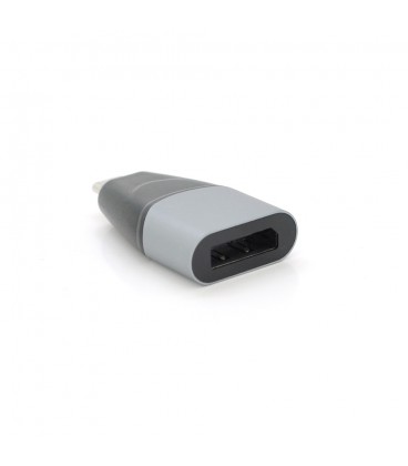 Перехідник  Type-C (тато)/Display Port(мама), Black-gray