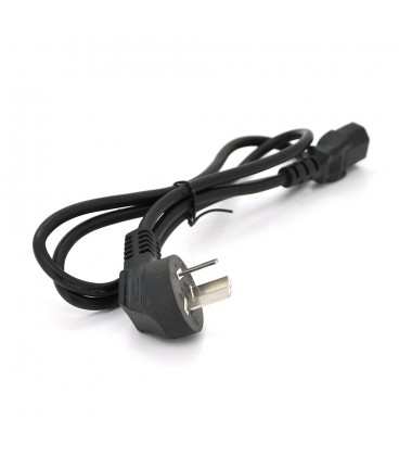 Кабель живлення CN-3 1.2m, 0.5mm, PC-184/2 CPCS-C13 3 pin (китайський роз'єм), Black, OEM Q25