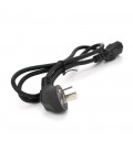 Кабель живлення CN-3 1.2m, 0.5mm, PC-184/2 CPCS-C13 3 pin (китайський роз'єм), Black, OEM Q25