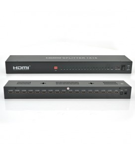 Активный HDMI сплитер 1&gt,16 порта, 4K, 2K, 3D, 1080Р, 1,4 версия, DC12V/2A Q50, Box