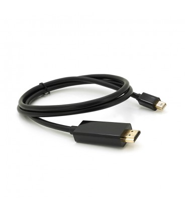 Конвертер mini Display Port (папа) на HDMI(папа) 1m (пакет)
