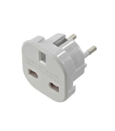 Переходник на евророзетку 9625 White, 110-250V, 10-16A, 1800W