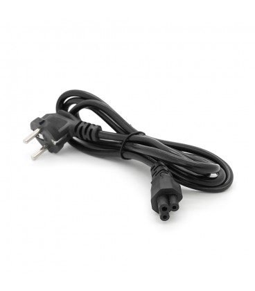 Кабель живлення Schuko PC-186 CEE7/7-IEC C5, 1.8M, 0.75mm, для ноутбука, OEM Q80 МЕДЬ!!!