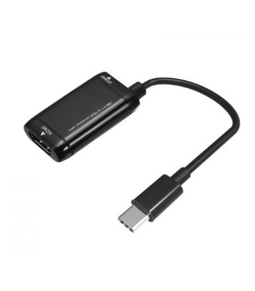 Конвертер Type C MHL на HDMI (для телевізора), Black/Silver, OEM