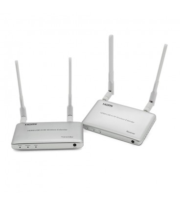 Одноканальний активний подовжувач HDMI + USB сигналу WIFI. Дальність передачі: до 200 м, 1080P