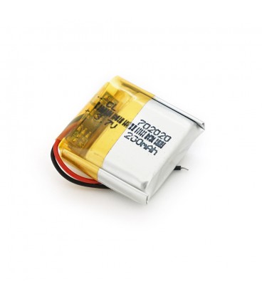 Літій-полімерний акумулятор 7*20*20mm (Li-ion 3.7В 200мА·ч)