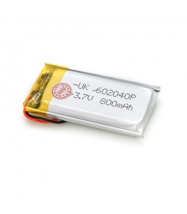 Літій-полімерний акумулятор 6*20*40mm (Li-ion 3.7В 450мА·год)