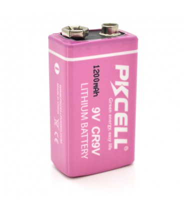 Батарейка литий-оксид-магниевая PKCELL LiMno2, CR9V 1200mAh 3.6V, OEM Q36/144