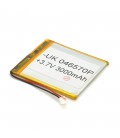 Літій-полімерний акумулятор 4*65*70mm (Li-ion 3.7В 3000мА·год)