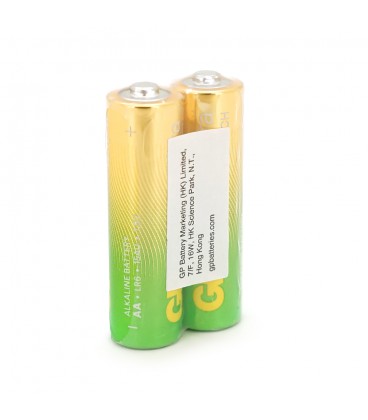 Батарейка GP Ultra 15AUEBC-2S2 лужна AA, 2 шт у вакуумній упаковці, ціна за упаковку