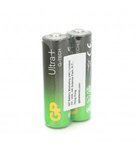 Батарейка GP Ultra Plus 15AUP-2S2, лужна AA, 2 шт у вакуумній упаковці, ціна за упаковку