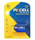 Батарейка сольова PKCELL 9V/6LR61, крона, 1 штука у блістері ціна за блістер, Q10