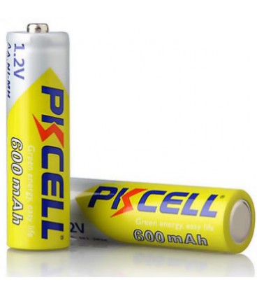 Акумулятор PKCELL 1.2V AA 600mAh NiMH Rechargeable Battery, 2 штуки у блістері ціна за блістер, Q
