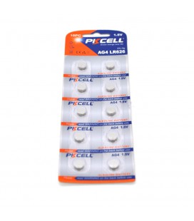 Батарейка лужна PKCELL 1.5V AG4, 10 штук в блістері ціна за блістер, Q