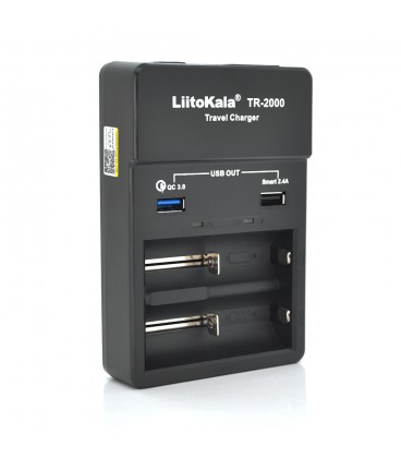 ЗУ універсальне Liitokala Lii TR-2000 + USB1-QC 3.0, USB2-5V 2.4A
