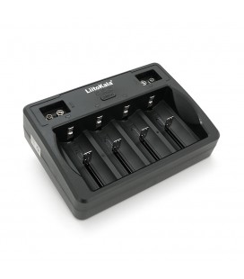 ЗУ універсальне Liitokala Lii-D4, 4 канали, підтримує Ni-MH та Ni-Cd AA (R6), ААA (R03), AAAA, С (R14), Li-ion/IMR: 32650,21700,
