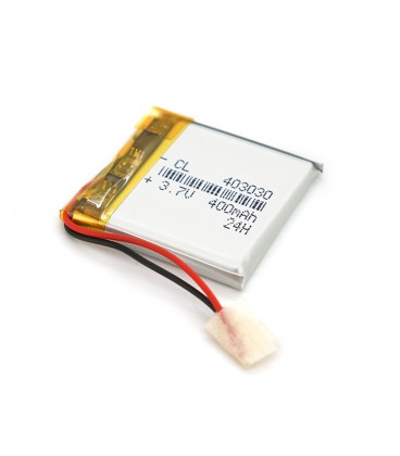 Літій-полімерний акумулятор 4*30*30mm (Li-ion 3.7В 400мА·год)