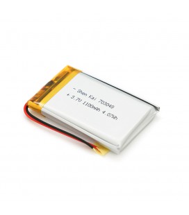 Литий-полимерный аккумулятор 7*30*48mm (Li-ion 3.7В 1100мА·ч)