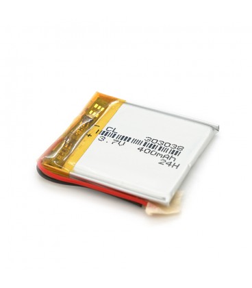 Літій-полімерний акумулятор 3*30*38mm (Li-ion 3.7В 400мА·ч)