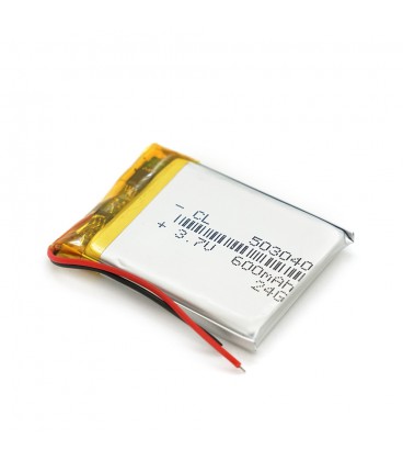 Літій-полімерний акумулятор 5*30*40mm (Li-ion 3.7В 600мА·год)