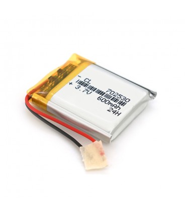 Літій-полімерний акумулятор 7*25*30mm (Li-ion 3.7В 600мА·год)
