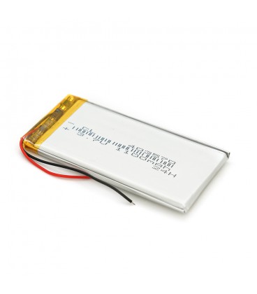 Літій-полімерний акумулятор 4*35*70mm(Li-ion 3.7В 1100мА·ч)