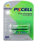Акумулятор PKCELL 1.2V AA 600mAh NiMH Already Charged, 2 штуки у блістері ціна за блістер, Q12