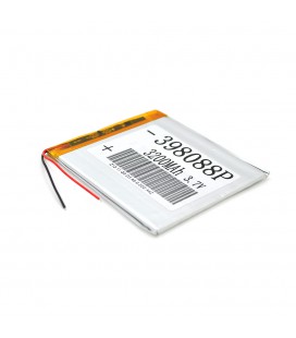 Літій-полімерний акумулятор 3.9*80*88mm (Li-ion 3.7В 3200мА·год)