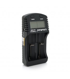 ЗУ універсальне Liitokala Lii-300, 2 канали, LCD дисплей, підтримує Li-ion, Ni-MH та Ni-Cd AA (R6), ААA (R03), AAAA, С (R14)