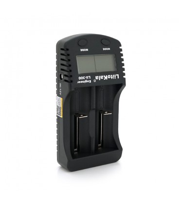 ЗУ універсальне Liitokala Lii-300, 2 канали, LCD дисплей, підтримує Li-ion, Ni-MH та Ni-Cd AA (R6), ААA (R03), AAAA, С (R14)