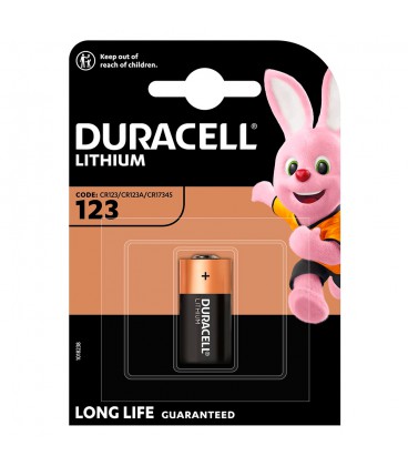 Батарейка DURACELL DL 123, 1 шт у блістері, ціна за блістер