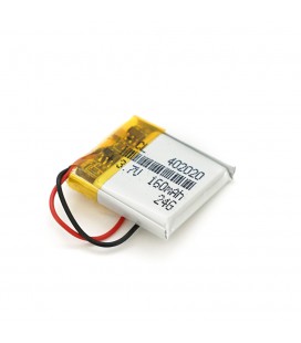Литий-полимерный аккумулятор 4*20*20mm (Li-ion 3.7В 160мА·ч)