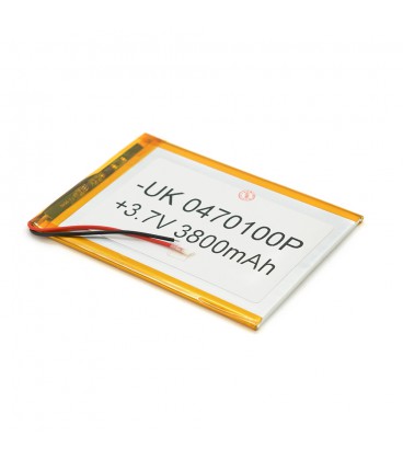 Літій-полімерний акумулятор 4*70*100mm (Li-ion 3.7В 3800мА·год)